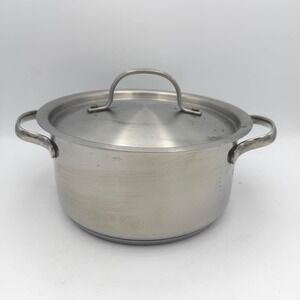 SIGG Stainless Steel Stock Pot with Lid 8 In Diameter 3 Qt Soup Pot Dual Handles